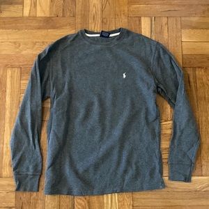 Ralph Lauren Gray Waffle Sleepwear